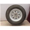 Image 5 : Trailer Tire with Rim, ST175/80D13