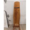 Image 11 : Antique Enamel Tabletop (No Legs), 36" X 25", and Wooden Ironing Board