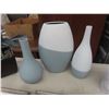 Image 2 : Assorted Room Décor: Vases, Two 13" X 13" Pictures, and Two Battery-Operated Lamps