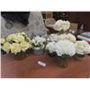 Silk Flower Arrangements with Vases