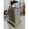 Image 18 : Bauer 1/2 HP Drill Press on Rolling 4-Drawer Wood Stand (35" X 24" X 29") with Drill Bits and