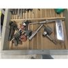 Image 7 : Bauer 1/2 HP Drill Press on Rolling 4-Drawer Wood Stand (35" X 24" X 29") with Drill Bits and