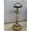 Image 1 : Vintage Stand-Up Ashtray with Lanshire Clock — Not Working