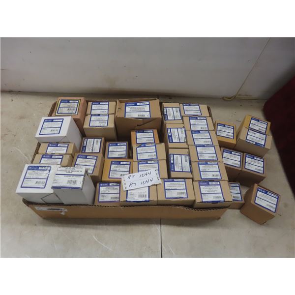 Assortment of Air-Door and Heater Blend-Door Actuators, New Old Stock (35 Pieces)