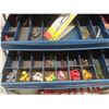 Image 4 : Fishing Tackle Box with Lures, Reel, and Hooks, and More