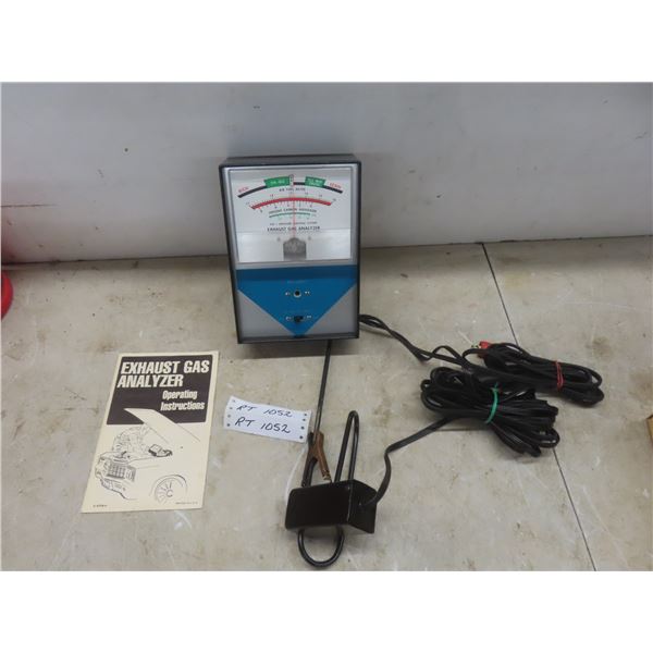 Vintage Exhaust Gas Analyzer
