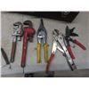 Image 7 : Toolbox with Pipe Wrenches; Tin Snips; Driver Bits; Tire Gauge; Vise-Grips; Wrenches; and More