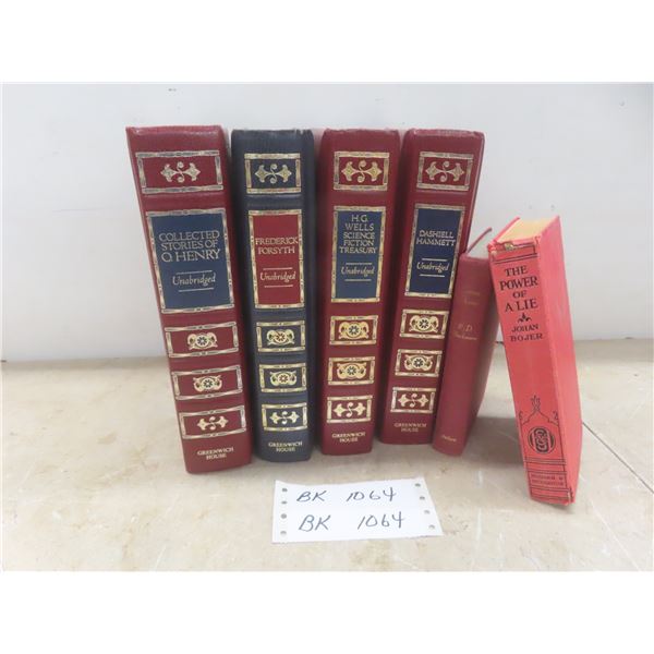 Six Vintage Hardcover Books