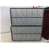 2 Sections of Mailboxes with 12 Boxes Each; 12" X 16" X 23 1/2"; for Repurpose