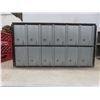 Image 5 : 2 Sections of Mailboxes with 12 Boxes Each; 12" X 16" X 23 1/2"; for Repurpose