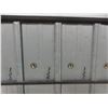 Image 8 : 2 Sections of Mailboxes with 12 Boxes Each; 12" X 16" X 23 1/2"; for Repurpose