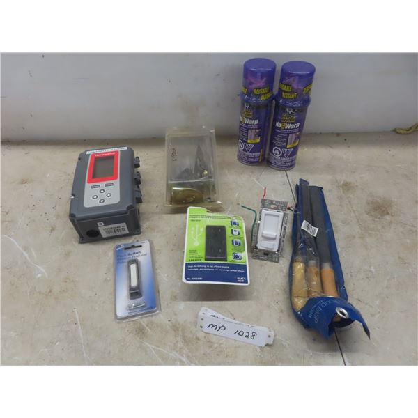 Honeywell Remote Temperature Control; New USB Charger; Doorbell Push Button; Dimmer Switch; Two