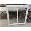 Image 4 : Slider Window Dual Pane with Brick Mould. 35 " X 35 "