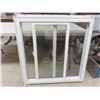 Image 5 : Slider Window Dual Pane with Brick Mould. 35 " X 35 "