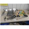Paint Tray; Roller Cages and Refills; Back Saws; Carpet Tape; Redi-Fusor; Heavy-Duty Stapler; and