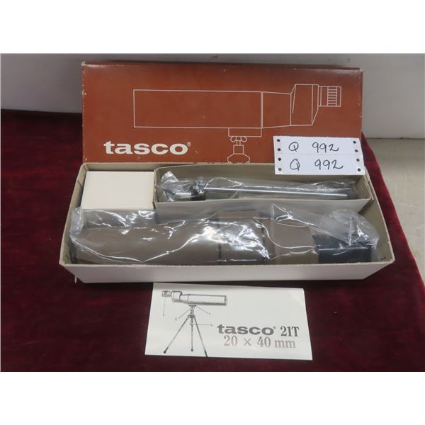 Tasco 21T Optic—20 X 40 Mm Lens.