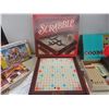 Image 4 : Board Games Lot—Scrabble, Bingo, Backgammon—and Four Jigsaw Puzzles.