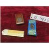 St. Charles Lucky Club Money Clip, Ruler and Gillette Blue Blades