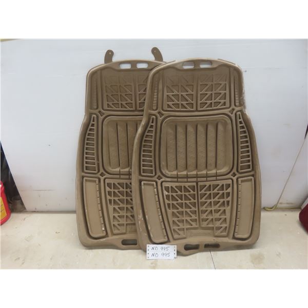 Two Michelin Automotive Floor Mats.