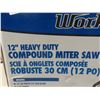 Image 2 : New Workforce 12" Compound Mitre Saw.