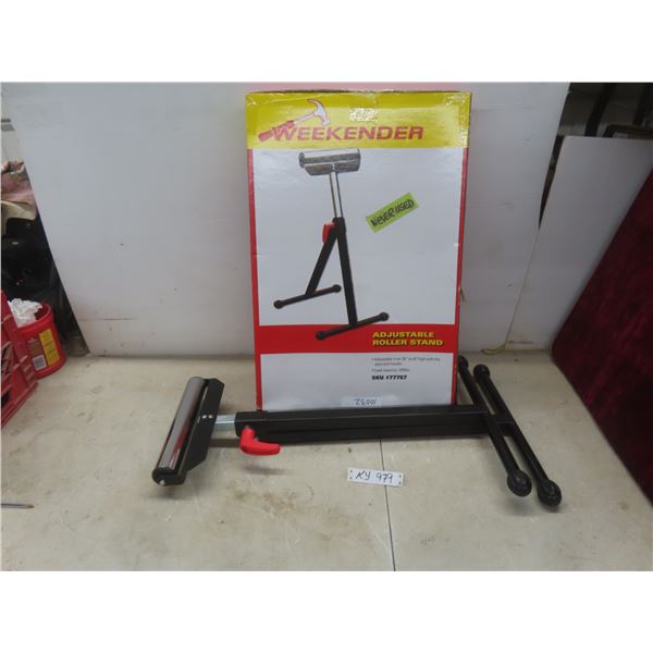 New Adjustable Roller Stand, Rated to 200 Lbs.