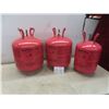 3 Balloon Helium Tanks — Unknown Amount of Product