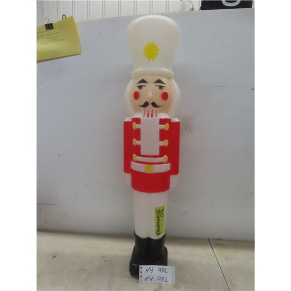 Toy Soldier Blow Mold 30   Tall