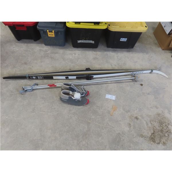 Skis, Poles, and Boots