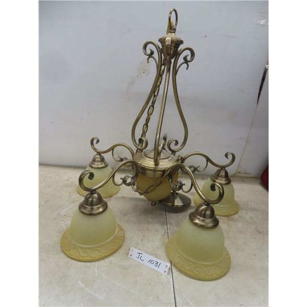 Chandelier with 5 Arms and 6 Shades