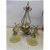 Image 1 : Chandelier with 5 Arms and 6 Shades
