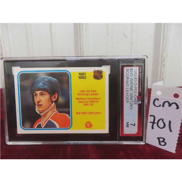 Graded Wayne Gretzky Edmonton Oilers Hockey Card