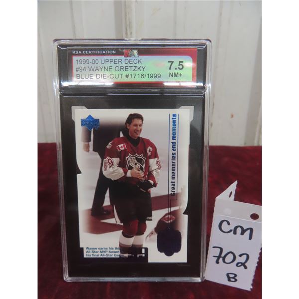 Graded Wayne Gretzky Numbered All-Star Hockey Card