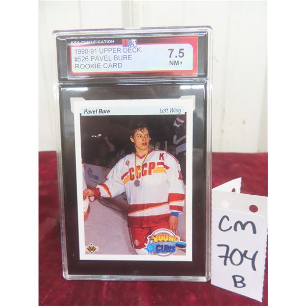 Graded Pavel Bure Young Guns Rookie Hockey Card