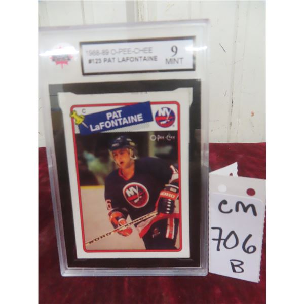 Graded Pat Lafontaine New York Islanders Hockey Card
