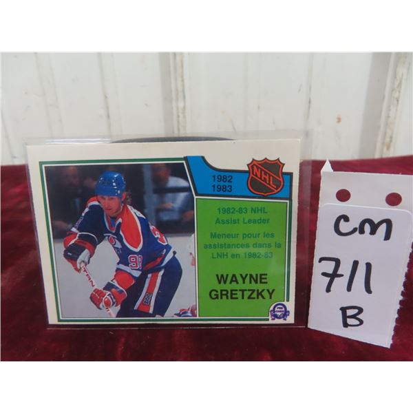 Wayne Gretzky Edmonton Oilers Hockey Card
