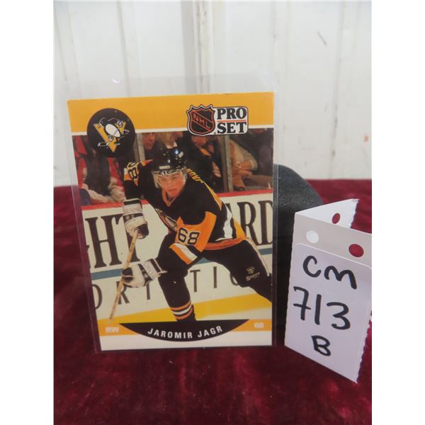 Jaromir Jagr Pittsburgh Penguins Rookie Hockey Card