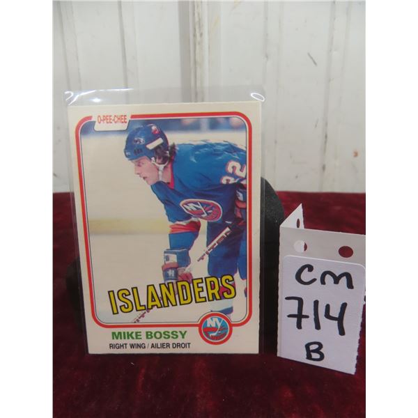 Mike Bossy New York Islanders Hockey Card