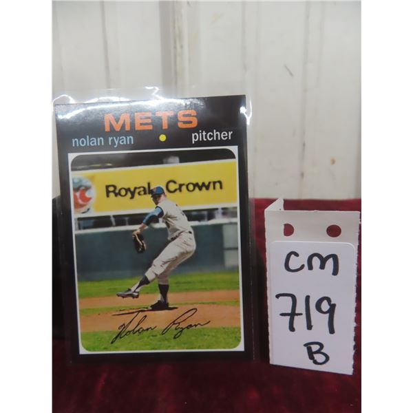 Nolan Ryan New York Mets Baseball Card