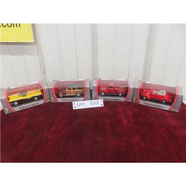 Four Road Signature Collection 1:43-Scale Die-Cast Vehicles