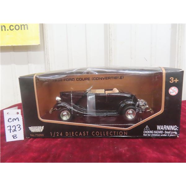 1934 Ford Convertible 1:24-Scale Die-Cast by Motor Max