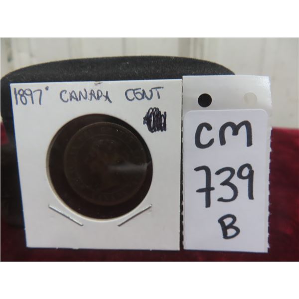 1897 Canada Cent Coin