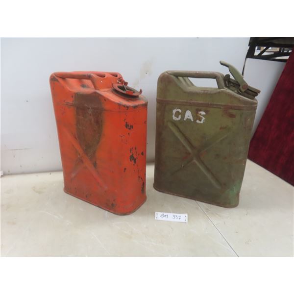 Two Military Gas Cans