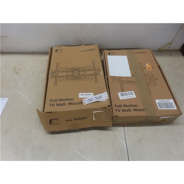 2 x Full-Motion TV Wall Mount (Max 132 lbs) – New/Store Return