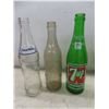 Image 3 : Fourteen Vintage Bottles (7-Up, Coke, Plains City, Wynol, Snow White, Keystone Ginger Ale) with Pro