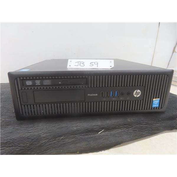 HP ProDesk 600 G1 Desktop with Intel i5, SSD, WiFi, and Power Cable; Windows 11 Installed