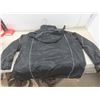 Image 5 : New with Tags Big & Tall Men’s Black Winter Jacket (5XL) with Detachable Lining and Hood