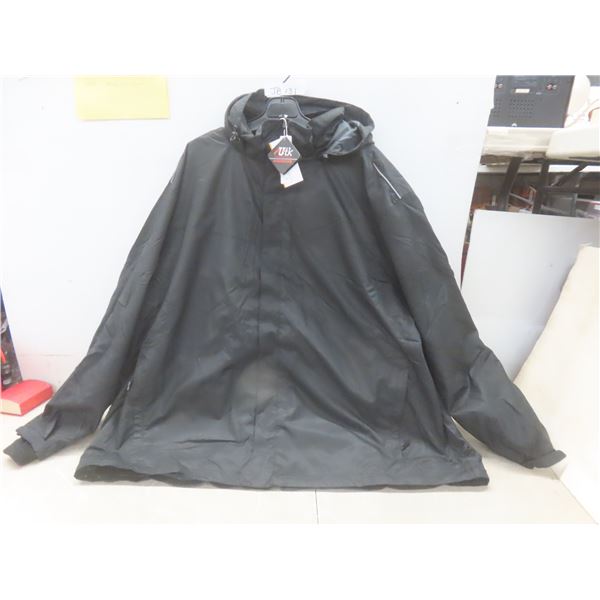 New with Tags Big & Tall Men’s Black Winter Jacket (5XL) with Zip-Out Lining