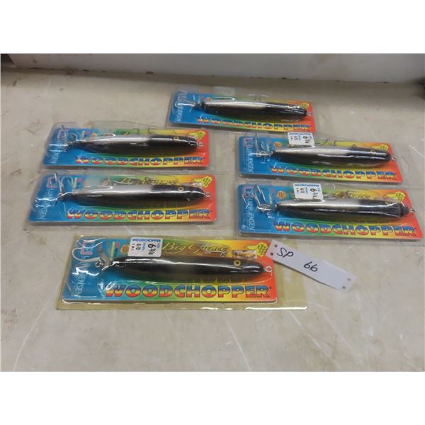 Six New Big Game Wood Chopper 6 3/4" Lures