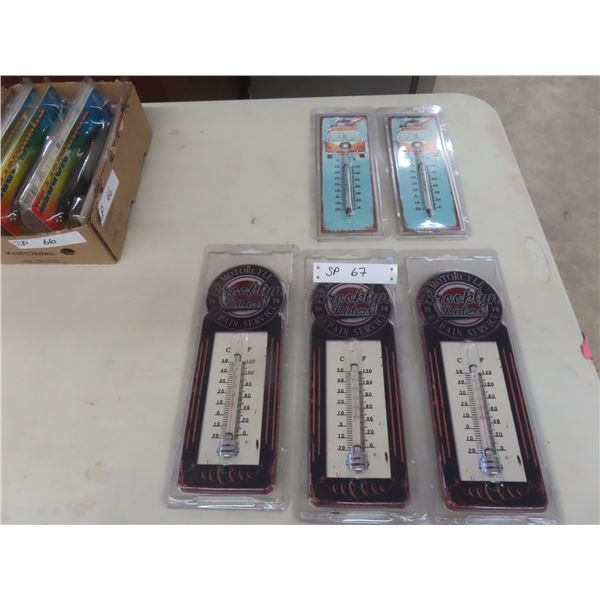 Five New Motorcycle and Volkswagen Thermometers