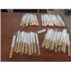 Image 1 : Fifty New 9" Wood-Handle Steak Knives